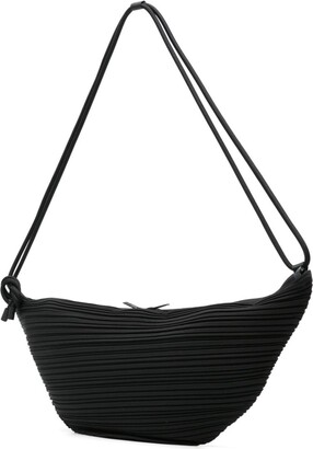Pleats Please Issey Miyake Leaf pleated crossbody bag