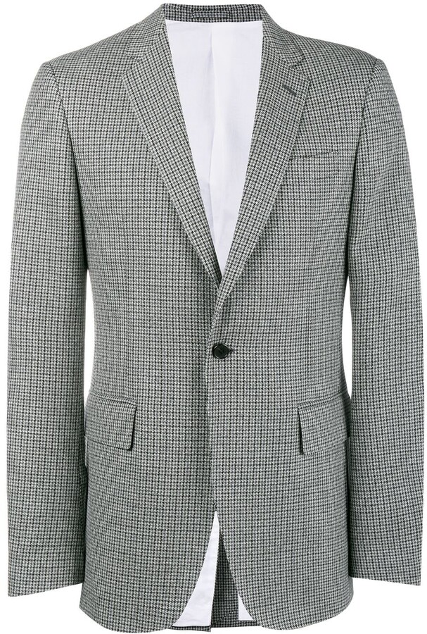 grey houndstooth jacket