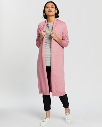 Angel Maternity Women's Cardigans - Long Cardigan - Size One Size, S/M at The Iconic