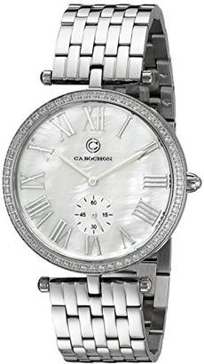 Cabochon Women's 16389-22 Carlita Analog Display Quartz Silver Watch