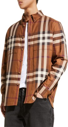 Burberry Large Check Mens Shirt | Shop the world's largest collection of  fashion | ShopStyle