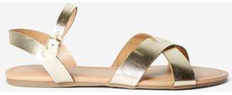 Dorothy Perkins Womens Gold 'Falcon' Sandals