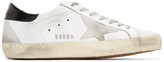 Thumbnail for your product : Golden Goose Deluxe Brand 31853 White & Black Lettering Superstar Sneakers