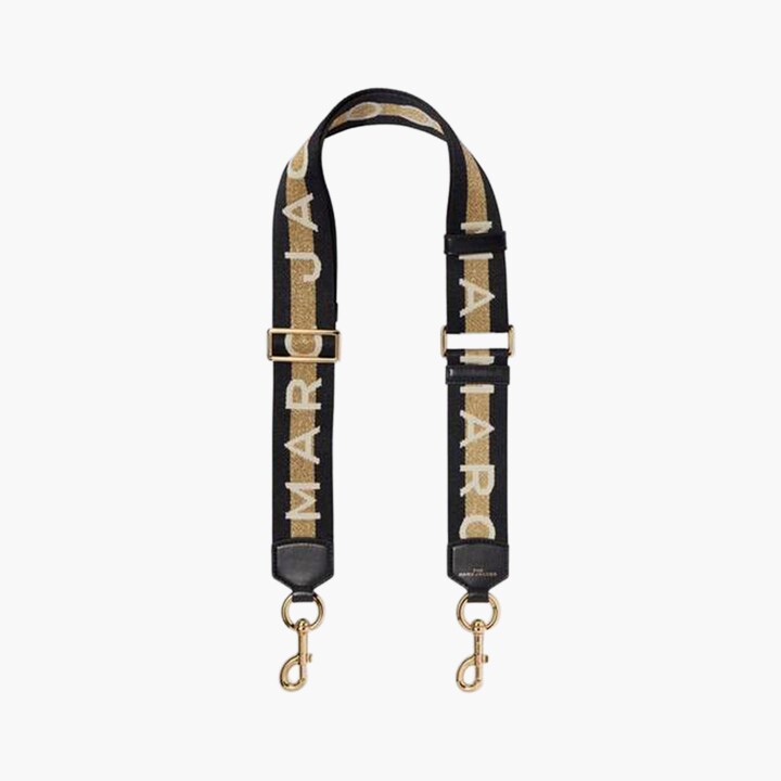 Marc Jacobs The Logo Webbing Strap - Gold Multi - ShopStyle