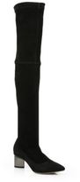 Thumbnail for your product : Nicholas Kirkwood Suede Block Heel Over-The-Knee Boots