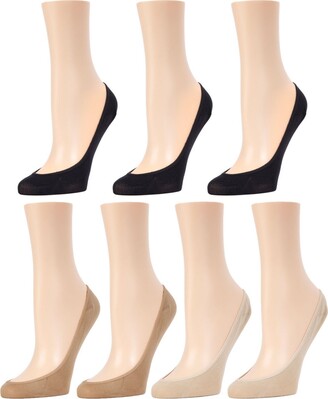Me Moi Micro Women's Liner Socks, Pack of 7