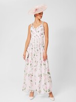 Thumbnail for your product : Hobbs London Catherine Floral Silk Maxi Dress, Pale Pink/Multi