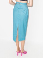 Thumbnail for your product : Jacquemus La Jupe Valerie Cutout Waist Midi Skirt