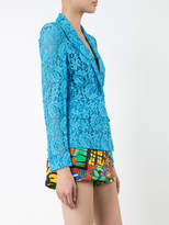 Thumbnail for your product : Moschino lace blazer