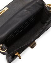 Thumbnail for your product : Neiman Marcus Leopard Calf-Hair Crossbody Bag, Tan