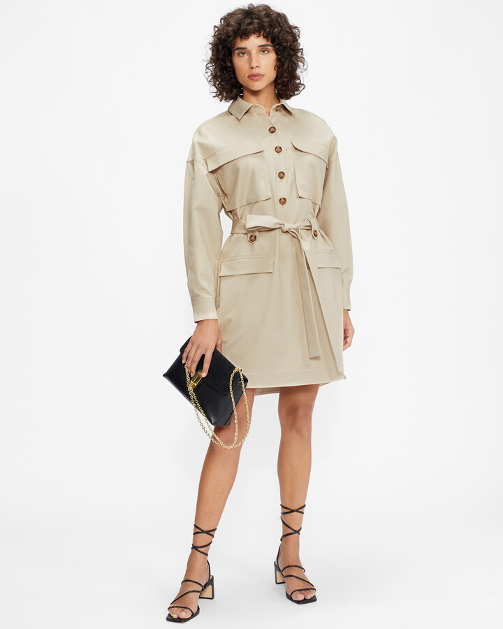women's utility shirt dress