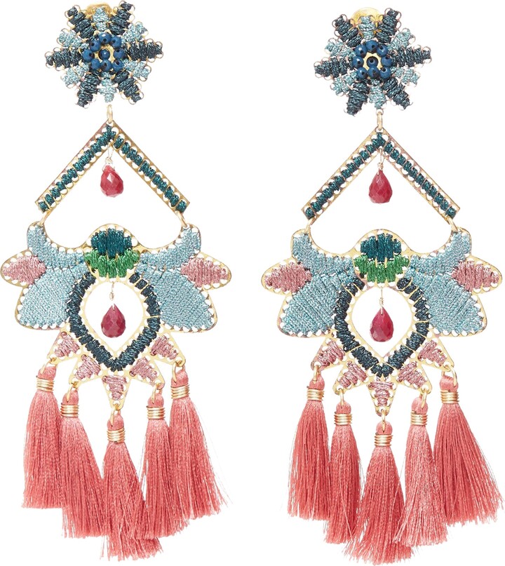 Mercedes Salazar Tassel Metallic Applique