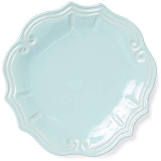Vietri Incanto Stone Baroque Dinner Plate - Aqua