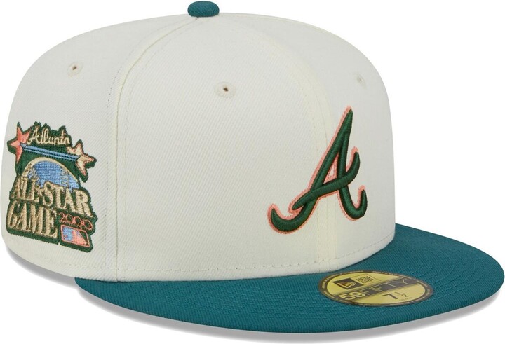 New Era Atlanta Braves All Star Game 1972 Khaki Two Tone 59Fifty Fitted Hat, DROPS