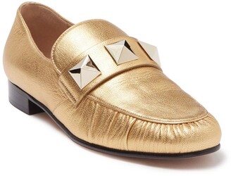 valentino rockstud loafers