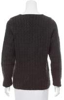 Thumbnail for your product : Helmut Lang Cable Knit V-Neck Sweater