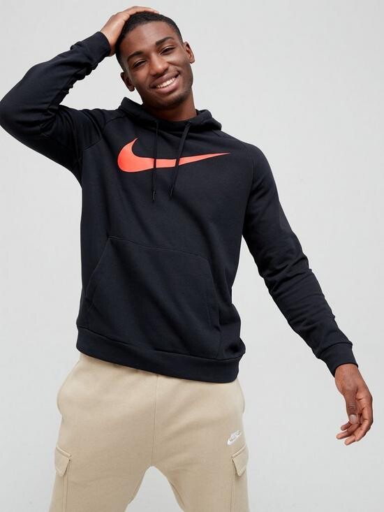 nike sweatshirt black and red