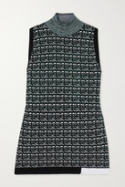 Thumbnail for your product : GAUCHERE Renecia Jacquard-knit Turtleneck Top - Green