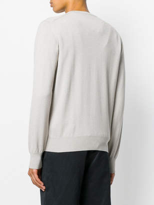 Loro Piana long sleeved V-neck sweatshirt