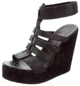 Thumbnail for your product : Pedro Garcia Multi-Strap Wedge Sadnals