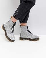 Thumbnail for your product : Dr. Martens Vegan Silver Snake Lace Up Boots