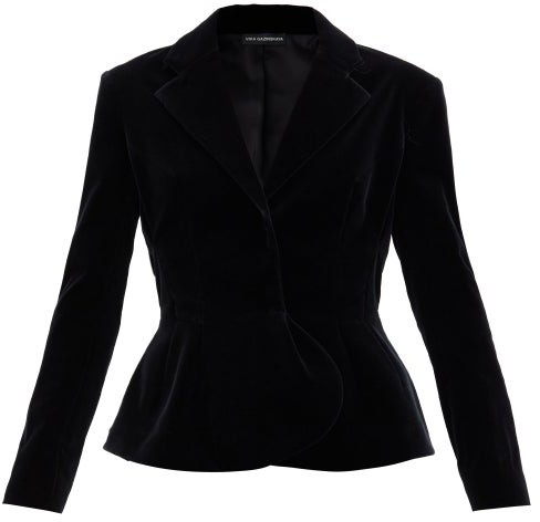 black velvet jacket ladies