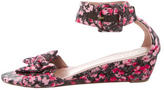 Thumbnail for your product : RED Valentino Floral Wedge Sandals