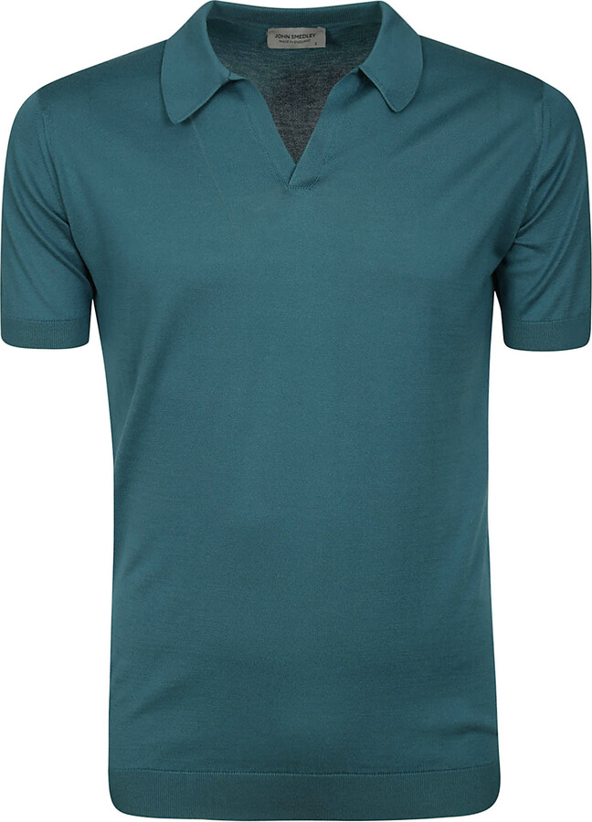 John Smedley Noah Skipper Collar Shirt Ss - ShopStyle