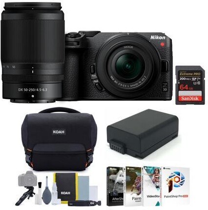 Nikon Inc Nikon Z 30 Mirrorless with Z DX 16-50mm and NIKKOR Z DX 50-250mm Lenses Bundle