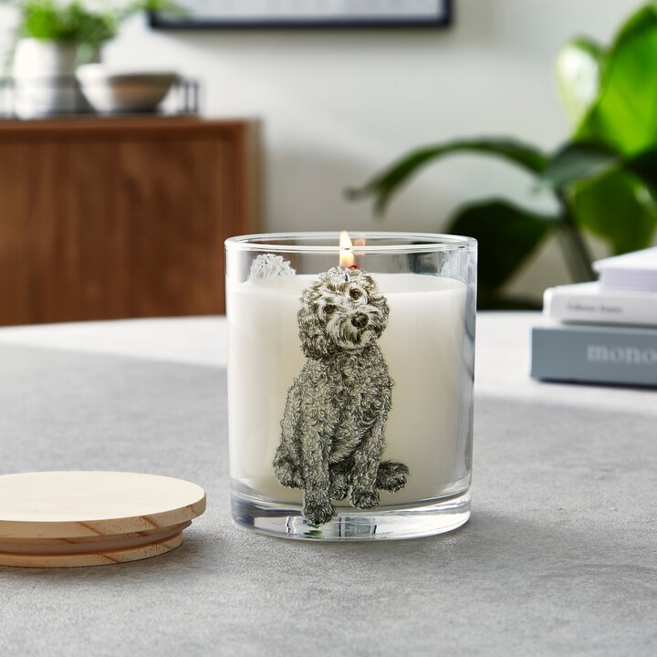 Dunelm Cockapoo Sandalwood Candle Natural - ShopStyle