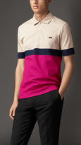 Thumbnail for your product : Burberry Colour Block Double Cotton Polo Shirt