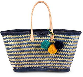 mar y sol straw tote