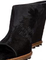 Thumbnail for your product : Camilla Skovgaard Ponyhair Wedge Mules