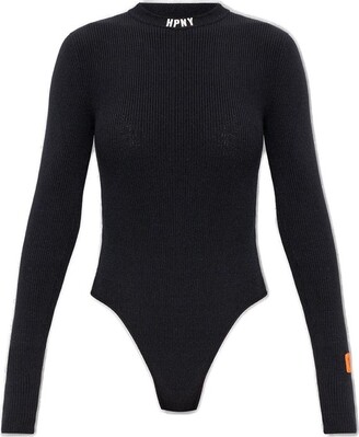 Black Ribbed Cutout Long Sleeve Bodysuit – LA CHIC PICK
