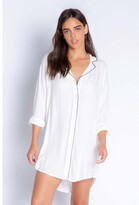 Thumbnail for your product : PJ Salvage Fresh For Friday Solid Night Shirt, Ivory Small
