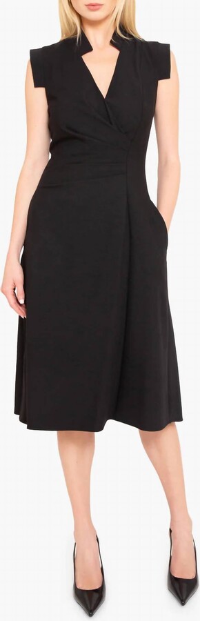 Bruna Midi Dress In Black