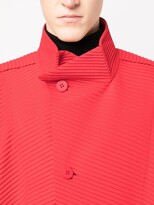 Thumbnail for your product : Homme Plissé Issey Miyake Single-Breasted Plissé Coat
