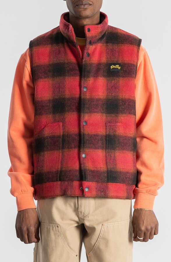 Stan Ray Plaid Cotton Flannel Vest