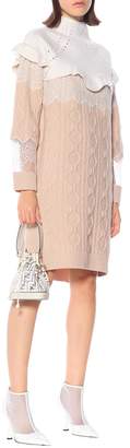 Fendi Wool and cashmere sweater dress
