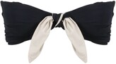 Thumbnail for your product : Saint Laurent Knot Draped Bikini Top