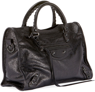 Balenciaga Small Metallic Edge Leather City Bag