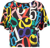Thumbnail for your product : Love Moschino Printed Cotton Top