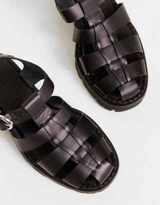 asos black flats