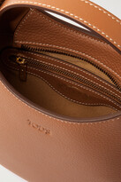 Thumbnail for your product : Tod's Oboe Mini Textured-leather Shoulder Bag - Brown