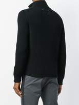 Thumbnail for your product : Maison Margiela ribbed zip front cardigan