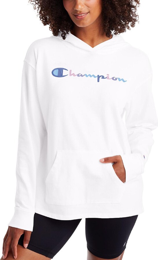 Champion White Hoodie | ShopStyle