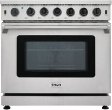 Thor Kitchen Professional 36" 6.0 cu ft. Freestanding Gas Range