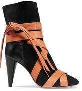 Isabel Marant Nola Suede And Leather 