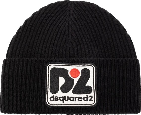 DSQUARED2 Kids Logo Intarsia-Knit Beanie ShopStyle