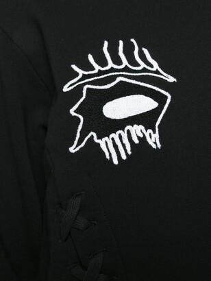 Haculla Evil Eye lace-detail sweatshirt